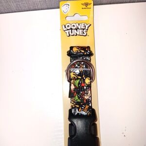 Looney Tunes Dog Collar Large 15-26" Adjustable‎ Pet Products Buckle Down New